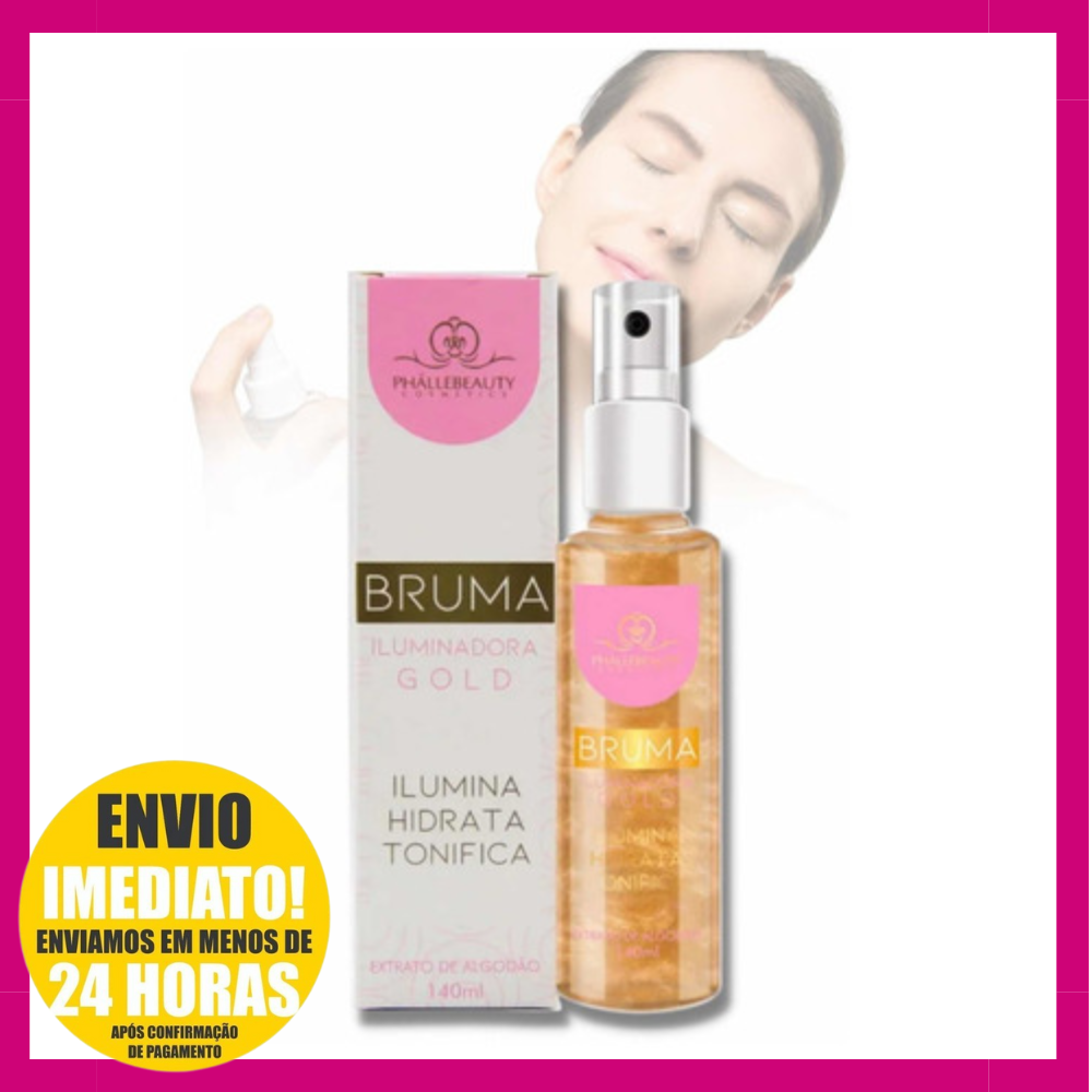 Bruma Iluminadora Gold Ml Phallebeauty Shopee Brasil