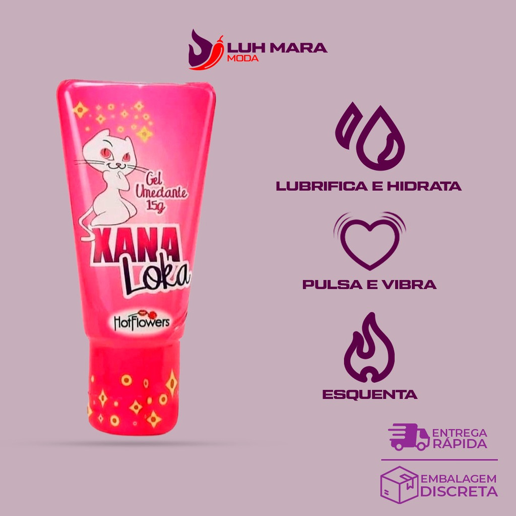 Xana Loka Gel Excitante Feminino Sensações De Aquecimento Hot Vendido