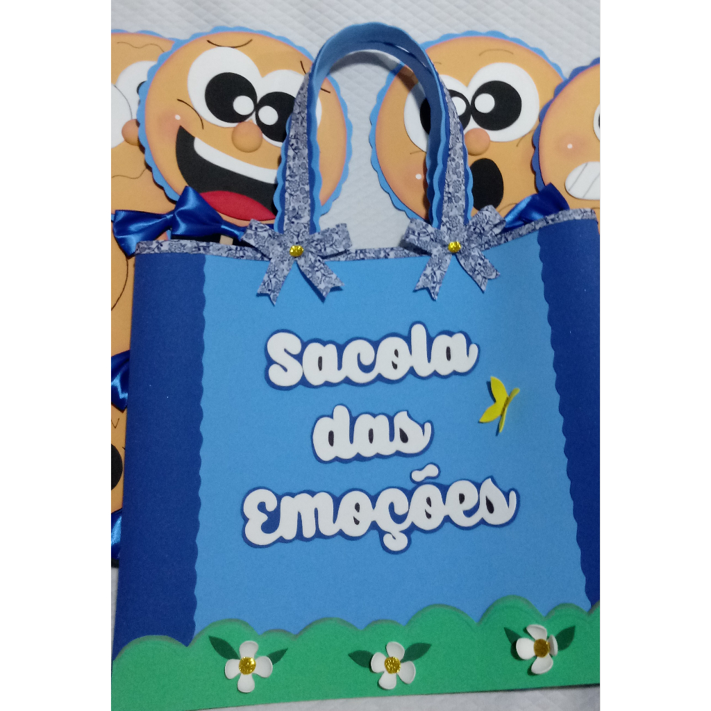 Recurso Pedag Gico Sacola Das Emo Es Palitoches Em Eva Shopee Brasil