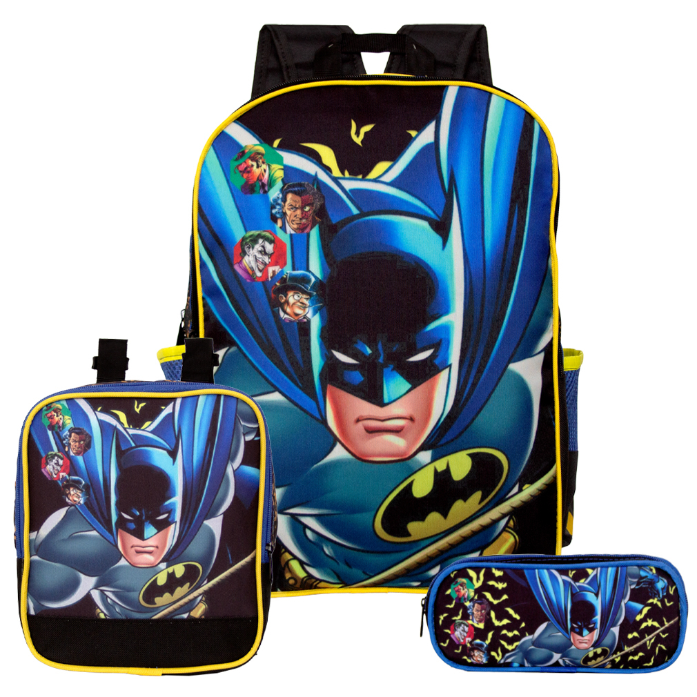 Mochila Infantil Batman De Costas Masculina Escolar Toys U Shopee Brasil