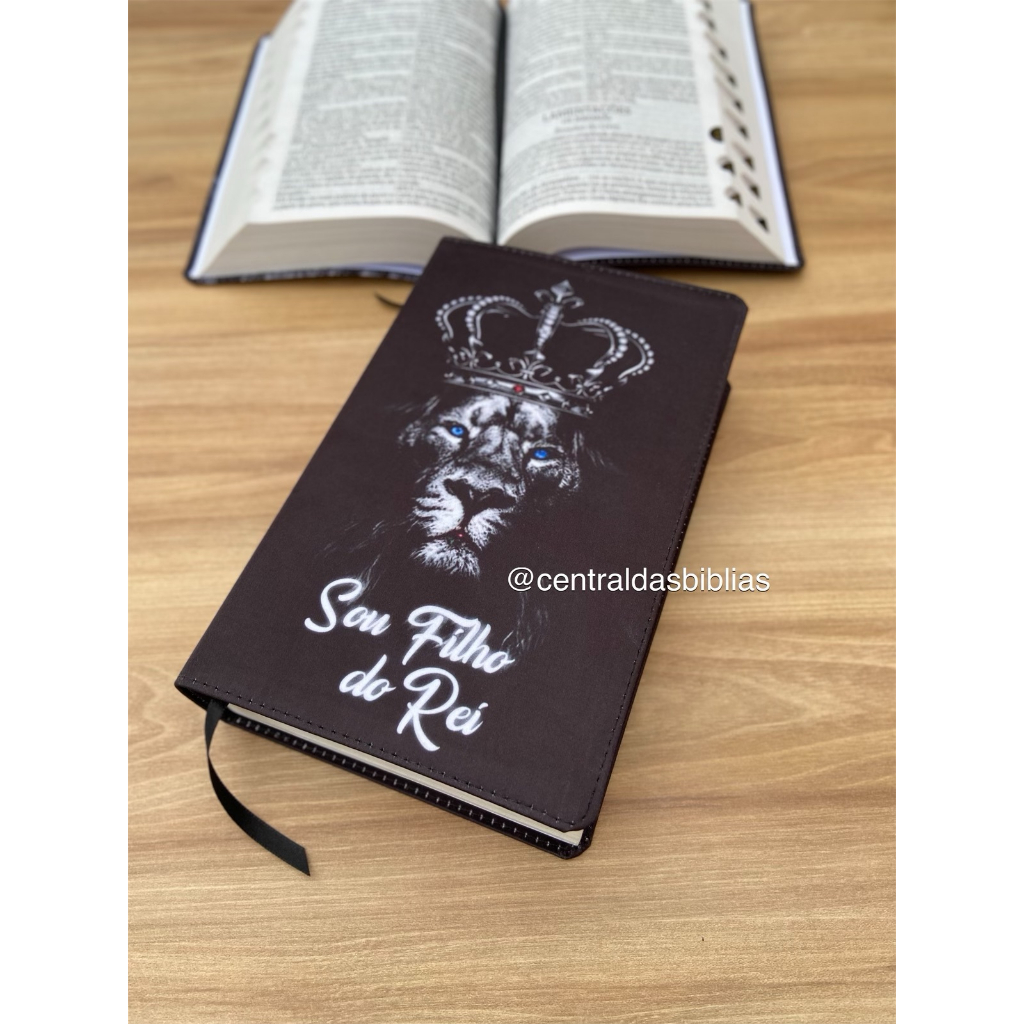 Biblia Sagrada Le O Sou Filho Do Rei Arc Letras Grandes Evang Lica