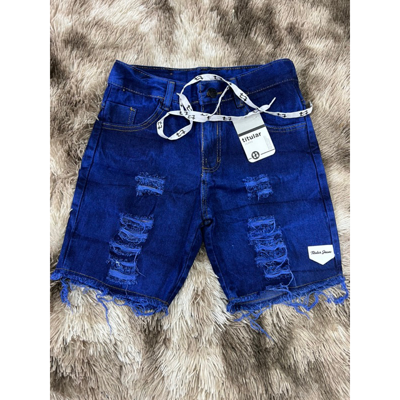 Bermuda Jeans Titular Shopee Brasil