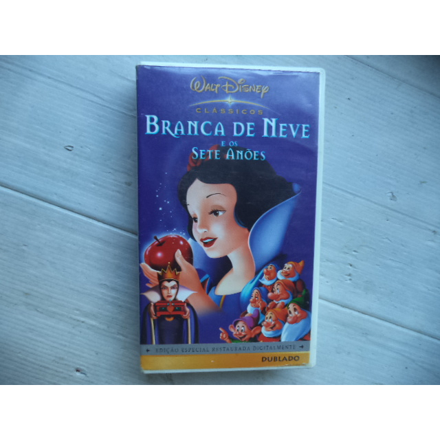 Fita Vhs Disney Branca De Neve E Os Anoes Original Shopee Brasil