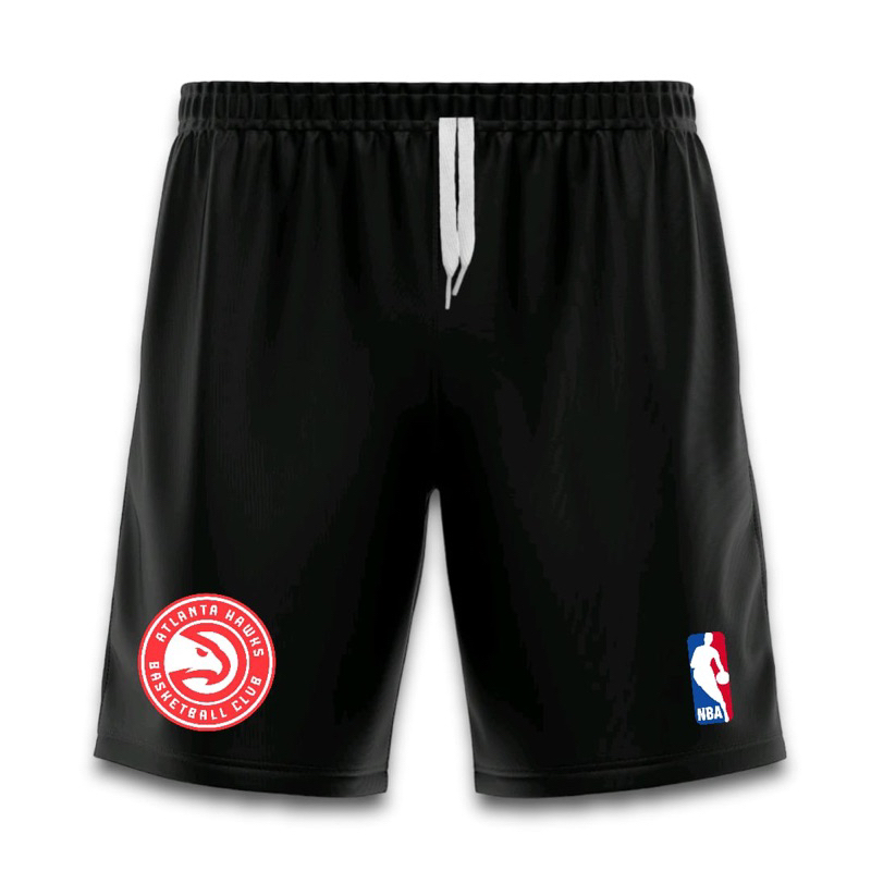 Bermudas NBA Atlanta Hawks Dry Fit Basquete Academia Bolsos