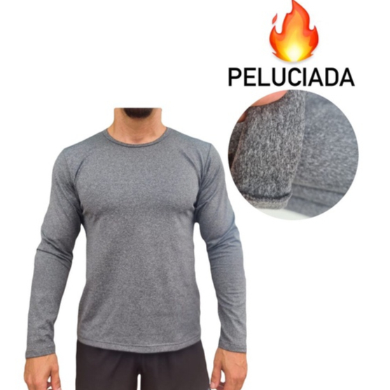 Blusa Masculina T Rmica Pel Ciada Manga Longa Segunda Pele Inverno