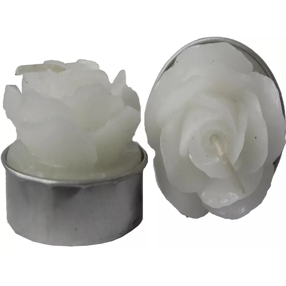 Kit 6 Velas Rechaud Formato De Rosas Aromatizadas Shopee Brasil