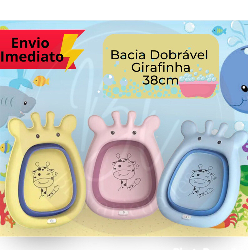 Bacia Balde Retr Til Infantil Girafinha L Shopee Brasil