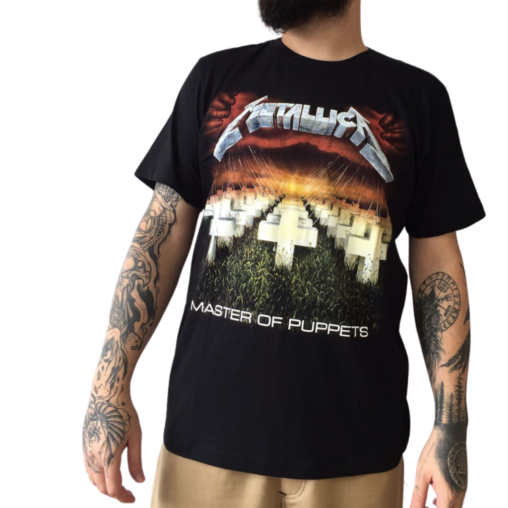 Camiseta Metallica Master Of Puppets Ii Shopee Brasil