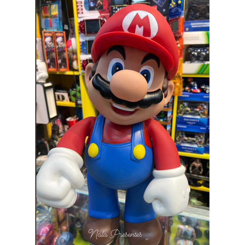 Boneco Super Mario Bros Gigante Cm Articulado Original Colecionavel