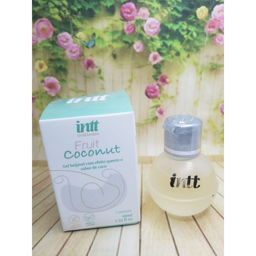 Gel Beij Vel Efeito Quente G Intt Wellness Fruit Coconut Shopee