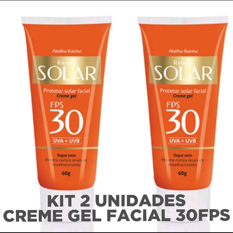 Protetor Solar Facial FPS 30 Abelha Rainha 60gr Shopee Brasil