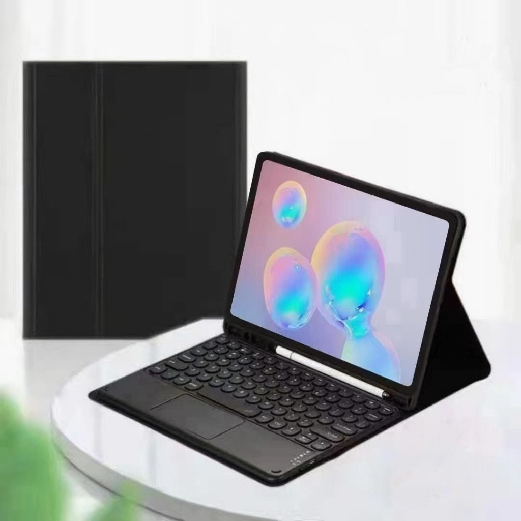 Capa Teclado Trackpad Para Galaxy Tab S7FE S8 PLUS S9FE Plus S10 12