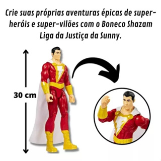 Boneco Articulado 30cm Dc Comics Shazam 2204 Sunny Shopee Brasil