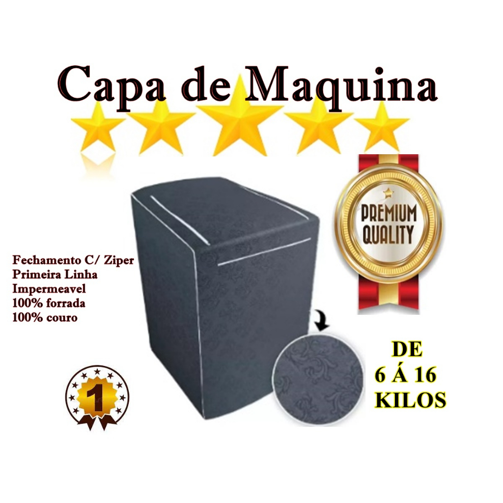 Capa Para Maquina De Lavar Roupas Todos Os Tamanhos E Modelos Shopee