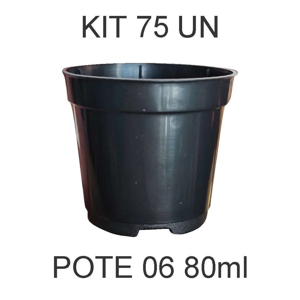 75 Vasos Pote No 6 Para Mini Cactos E Suculentas 80 Ml Shopee Brasil