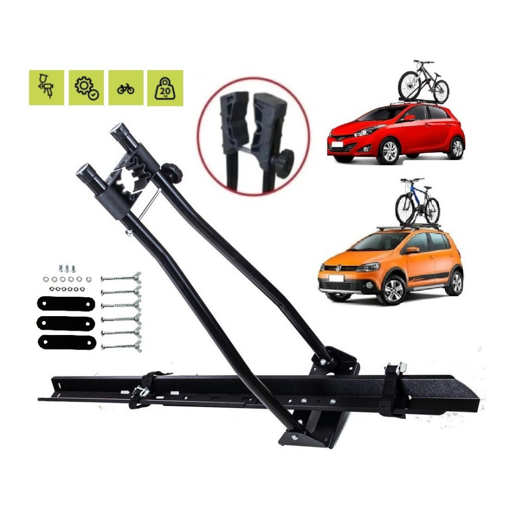 Transbike De Teto Suporte Tipo Calha Rack Universa P Bikes Shopee Brasil