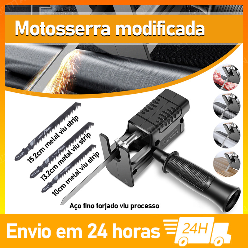 Adaptador De Serra El Trica Tico Tico Sabre Para Furadeira Shopee Brasil