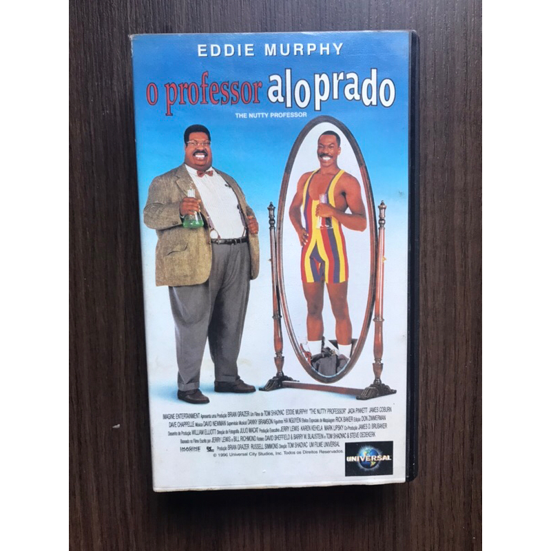 Fita Cassete Vhs O Professor Aloprado Legendado Shopee Brasil