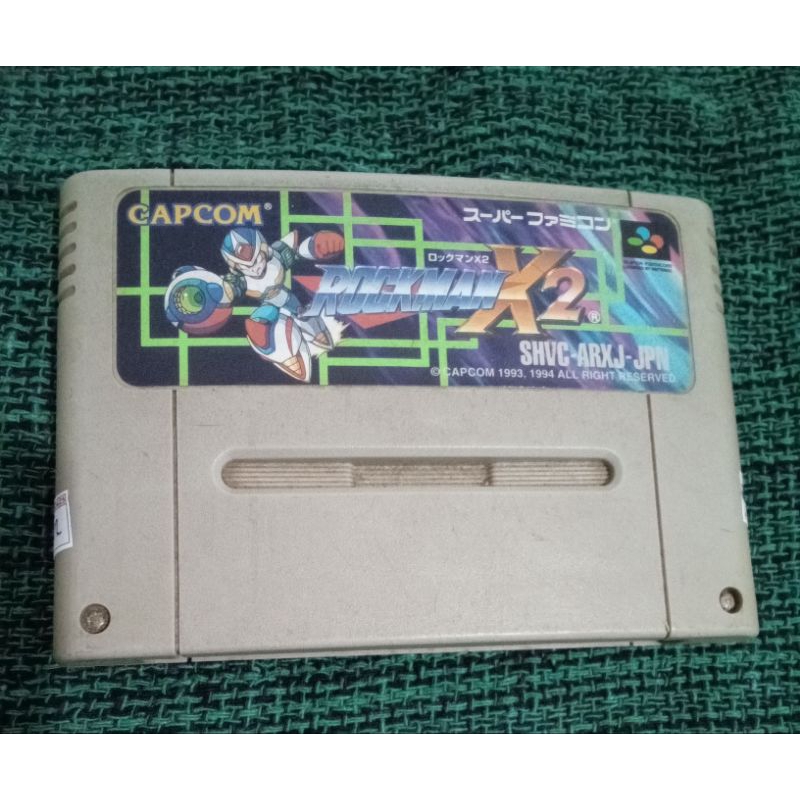 Fita Cartucho Original Megaman Rockman X Para Super Nintendo Snes