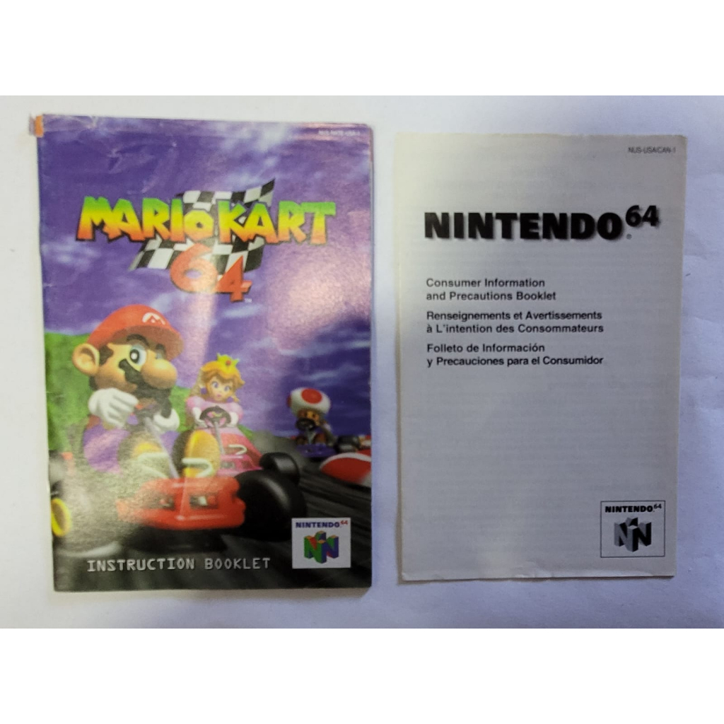 Manual Mario Kart E Folheto Original Shopee Brasil