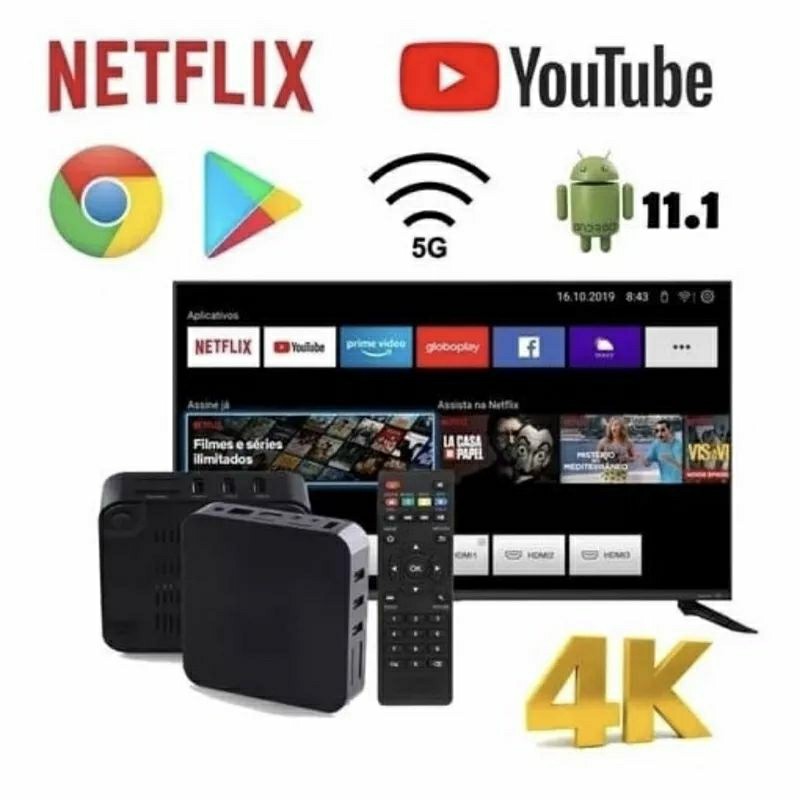 Tv Box K Para Transformar Sua Tvem Smarte Tomate Anatel Shopee Brasil