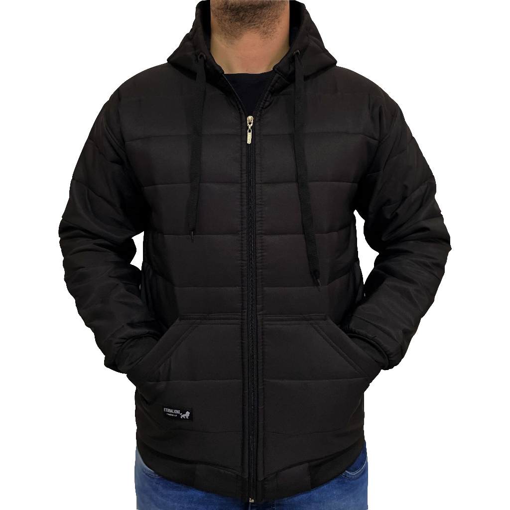 Jaqueta Puffer Casaco Blusa De Frio Masculina Bobojaco Gominho Forrada