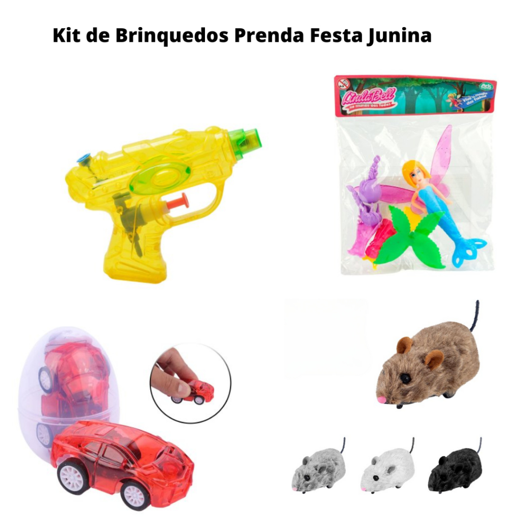 Kit Festa Junina Prenda Brinquedos Baratos 4 Prendas Shopee Brasil