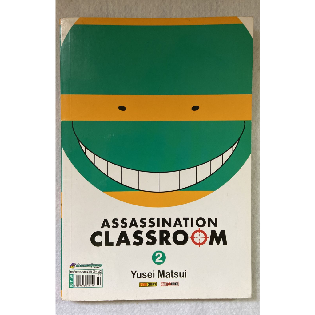 Livro Assassination Classroom Vol Manga Yusei Matsui Shopee