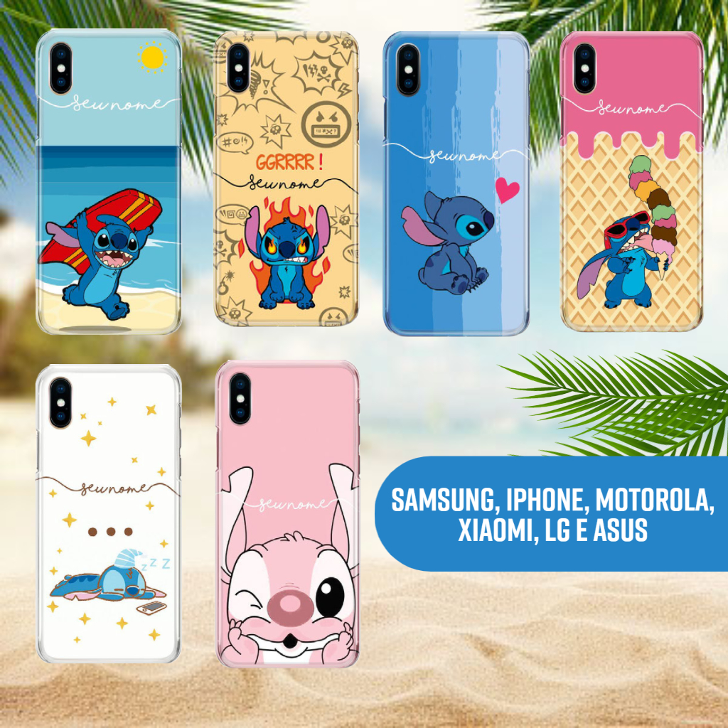 Capa Capinha Case De Celular Personalizada Lilo Stitch Shopee Brasil