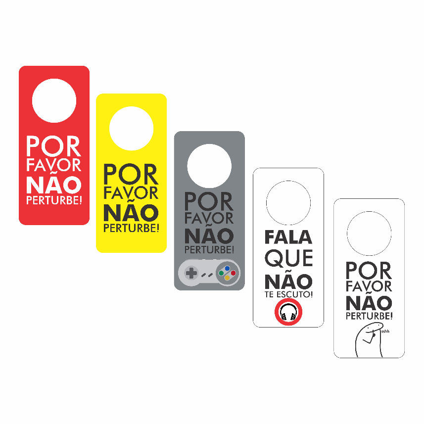 Placa Aviso N O Perturbe Ma Aneta Porta Shopee Brasil