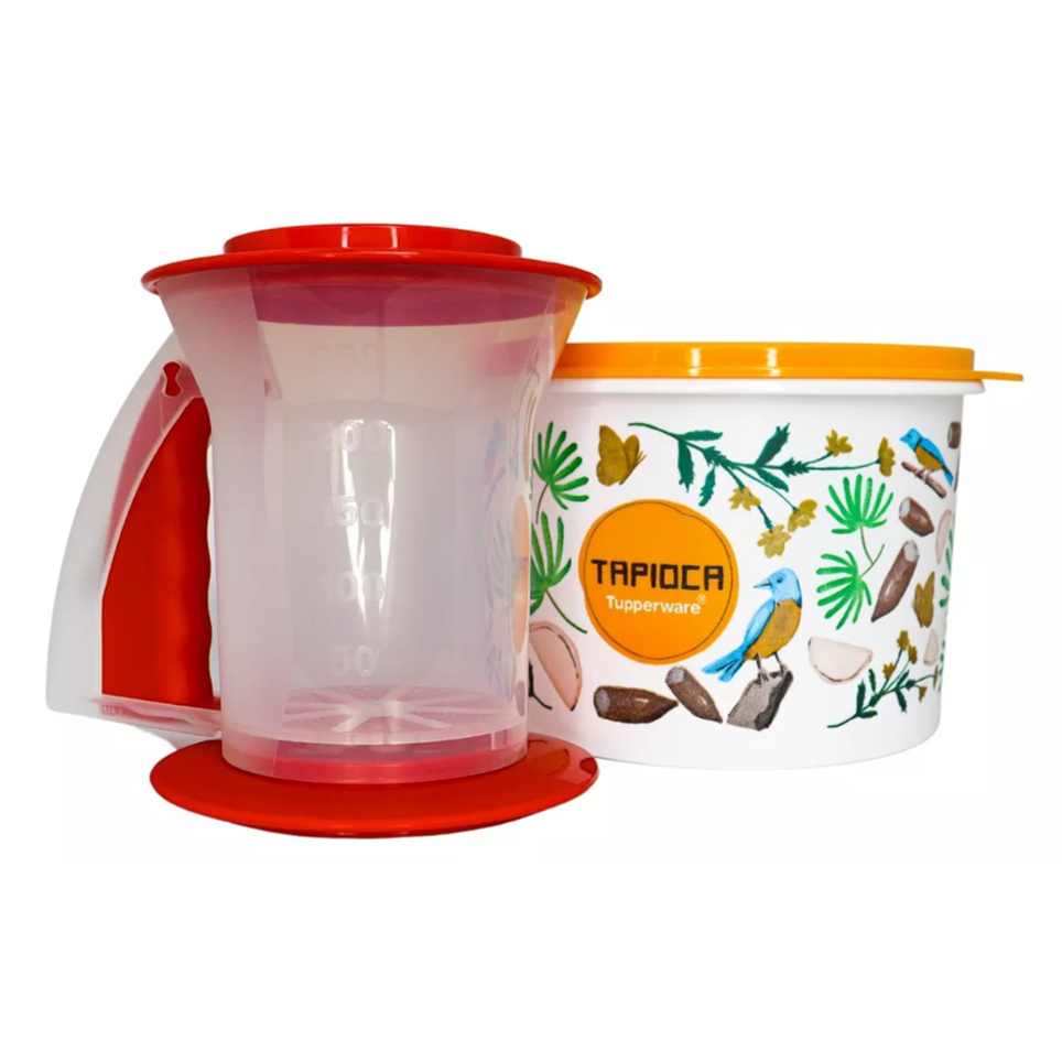 Kit Tapioqueira Pote Tapioca Tupperware Shopee Brasil