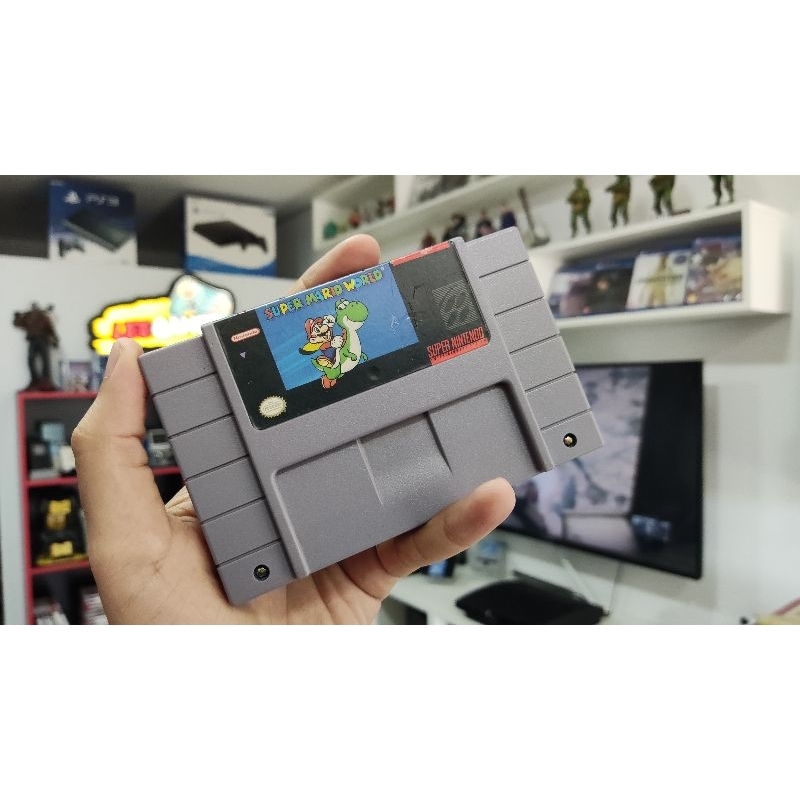 Super Mario World Original Super Nintendo Shopee Brasil