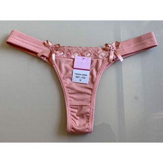 Kit Calcinhas Pala Renda Lingerie Feminina Tanga Fio Dental