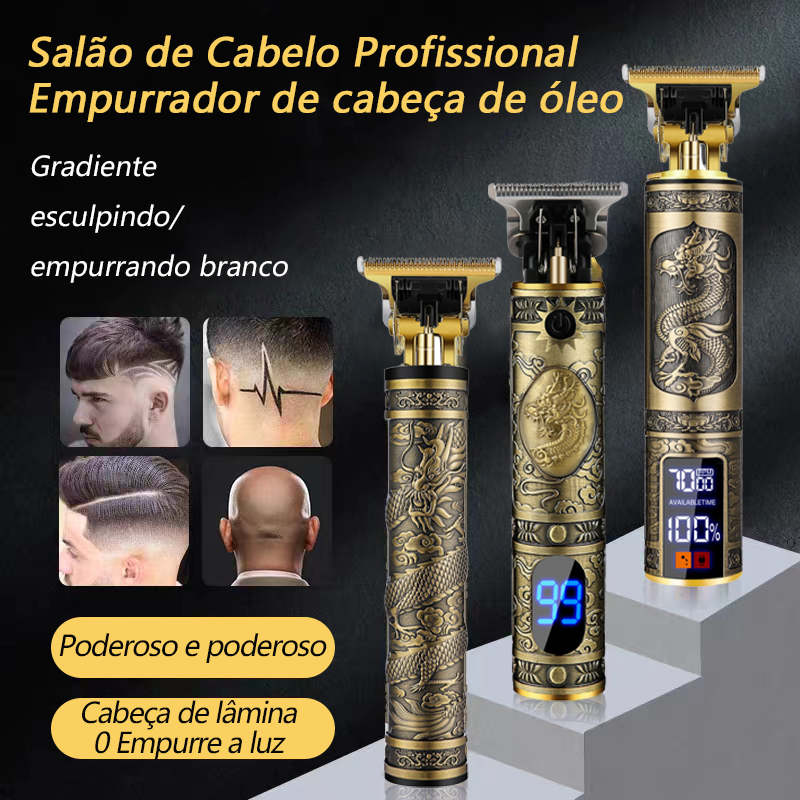 Maquina De Barbear Cortar Cabelo Aparador Profissional Barbeador