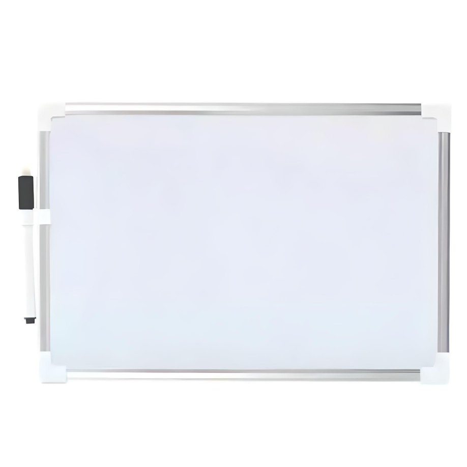 Lousa Quadro Branco Moldura De Aluminio X Cm Shopee Brasil