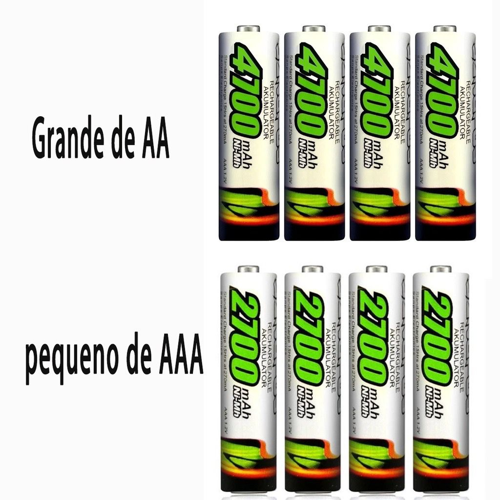 Cartela Pilha Aa Recarreg Vel De Mah Cartela Pilha Aaa