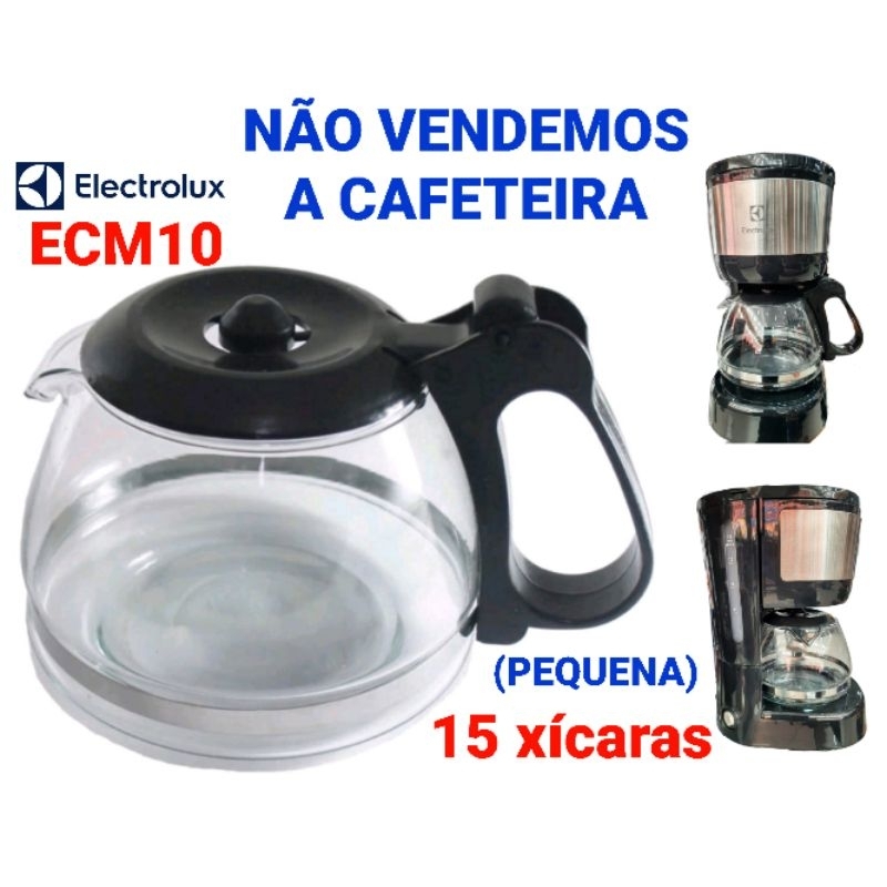 Jarra Para Cafeteira Electrolux Ecm10 15 Xícaras Compatível Shopee