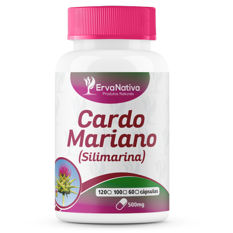 Cardo Mariano 500mg 100 Cápsulas Erva Nativa Shopee Brasil