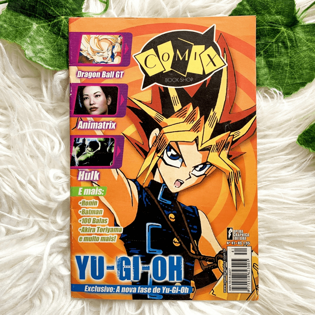 REVISTA COMIX BOOK SHOP Anime e Mangá Dragon Ball Yu Gi Oh