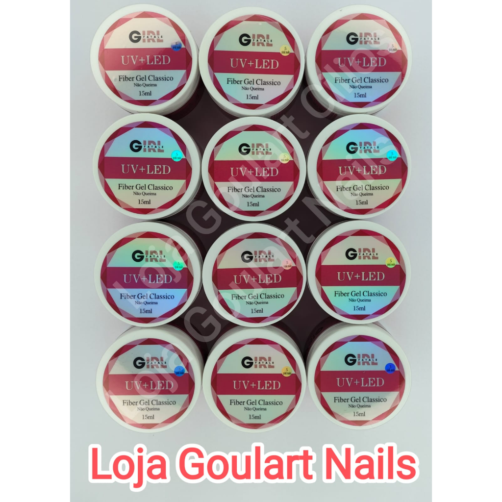 KIT Gel De Unha Pink Nude Construtor Girl Fatale G Shopee Brasil