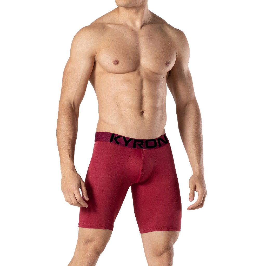 Kit 10 Cueca Box Boxer Long Leg Kyron Cuecas Ciclista De Microfibra