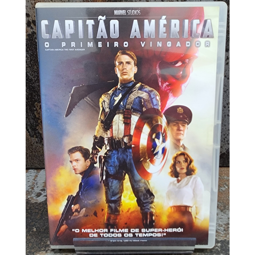 DVD Capitão América O Primeiro Vingador Chris Evans dublado