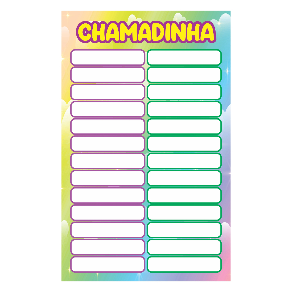 Banner Pedagógico Chamada Escolar 50x80CM Shopee Brasil