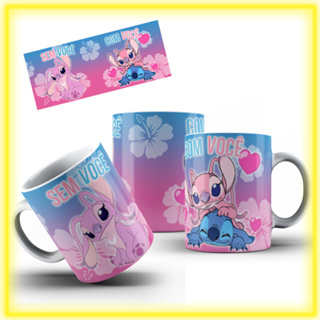 Caneca Personalizada Xicara Stitch Lilo Disney Shopee Brasil