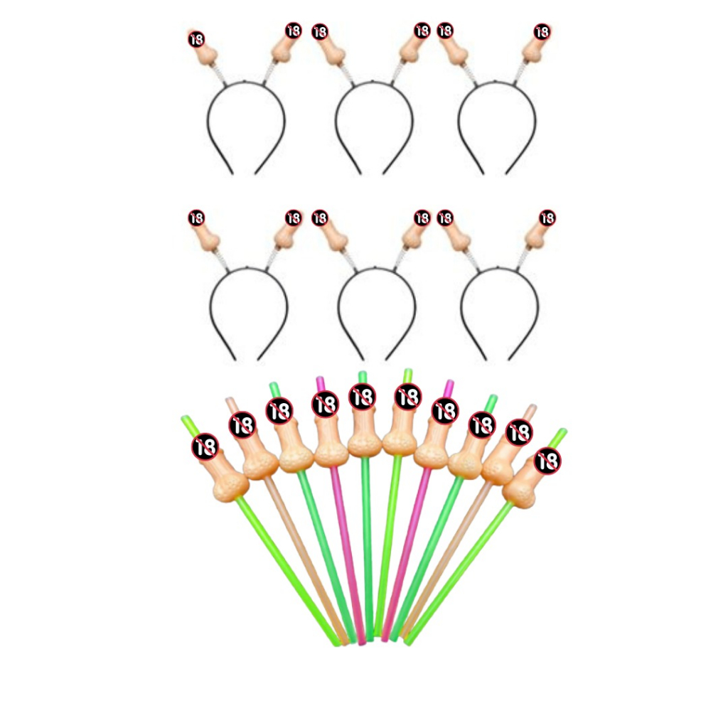 10 Tiara 10 Canudo Pinto Despedida Lingerie Shopee Brasil