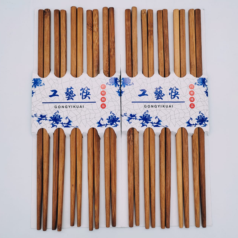 Kit 10 Pares De Hashi De Bambu Palitinho Oriental Shopee Brasil