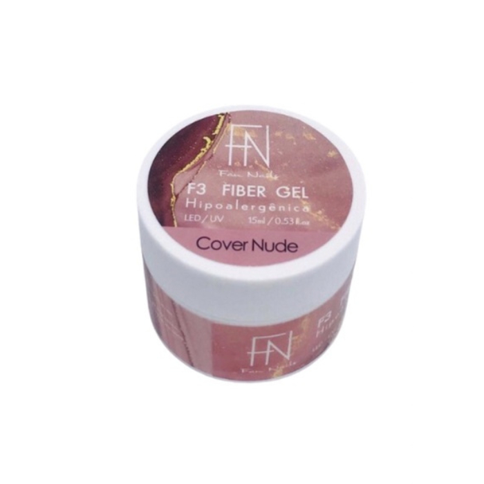 Gel Fan Nails Nude 15g Unhas De Gel Led Uv F3 Cover Shopee Brasil