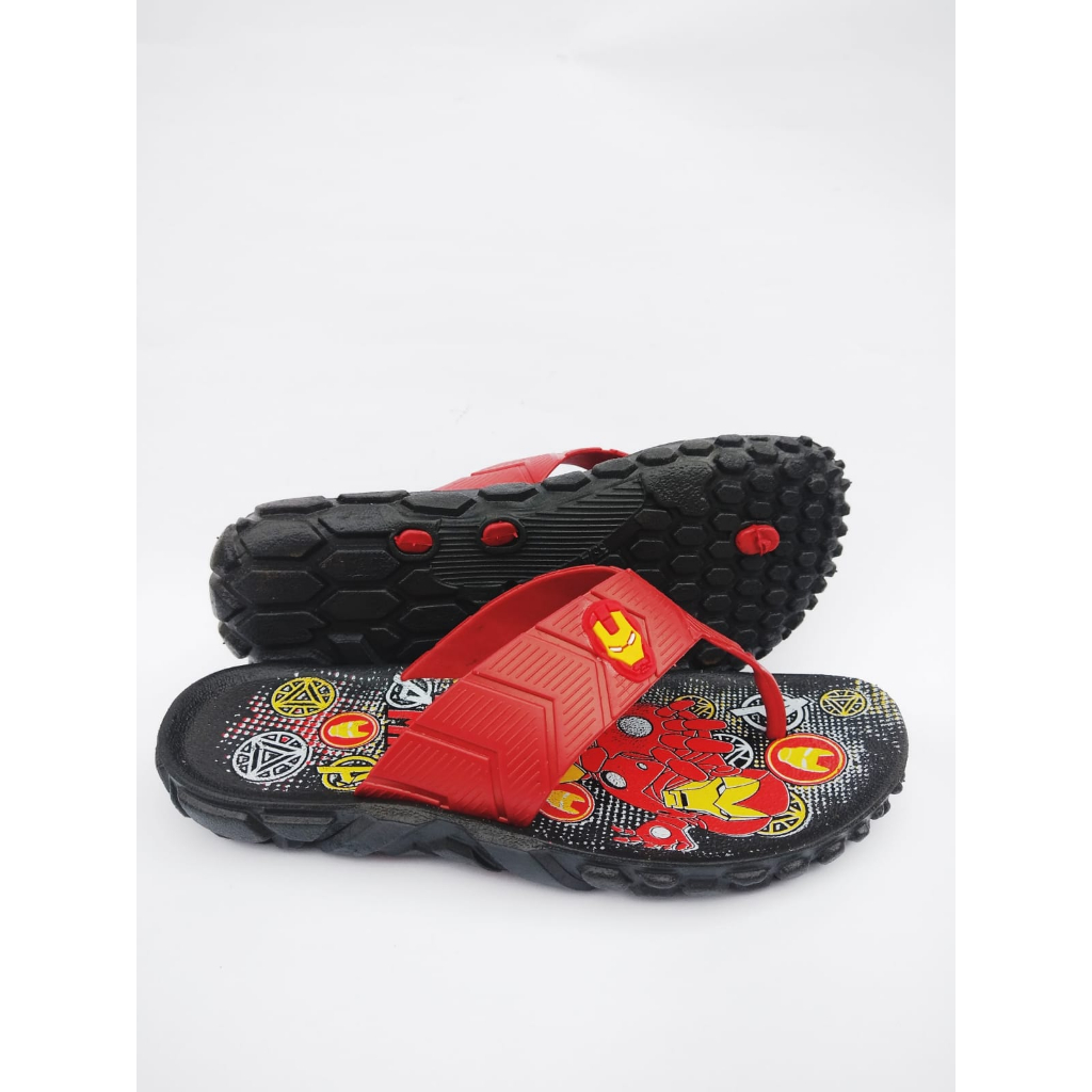 Chinelo Infantil Menino Homem de ferro capitão américa Thor Hot wheels Ben 10 resistentes