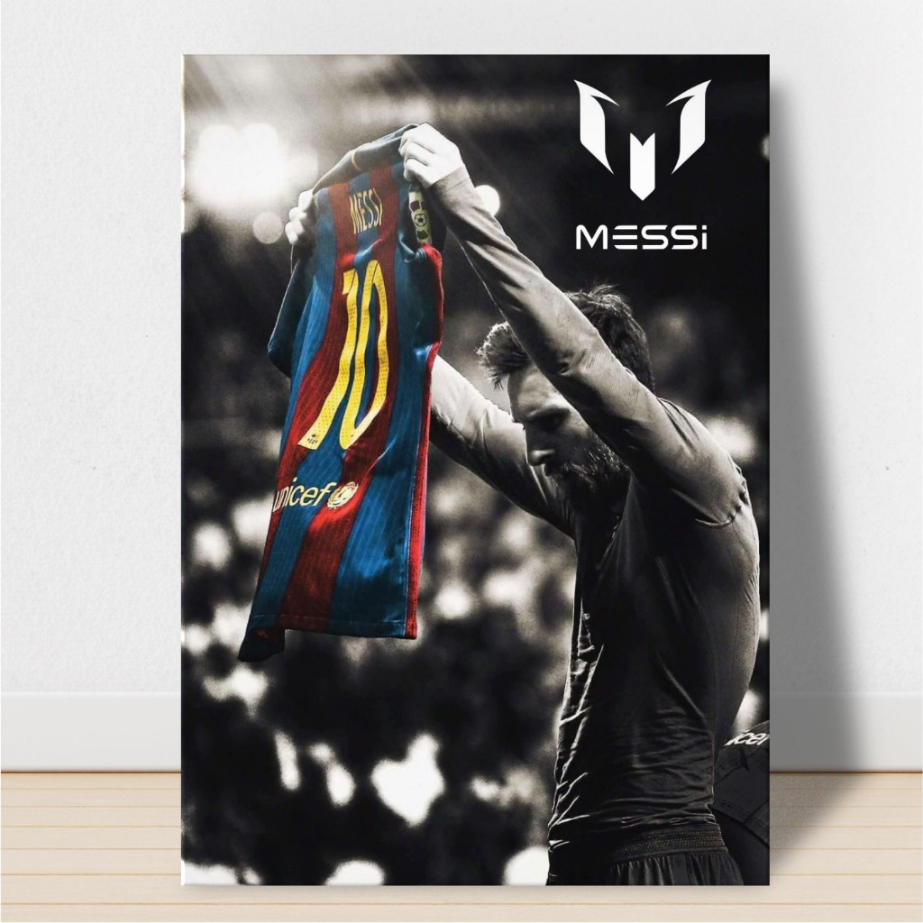 Quadro Placa Decorativa Laminado Lionel Messi Shopee Brasil