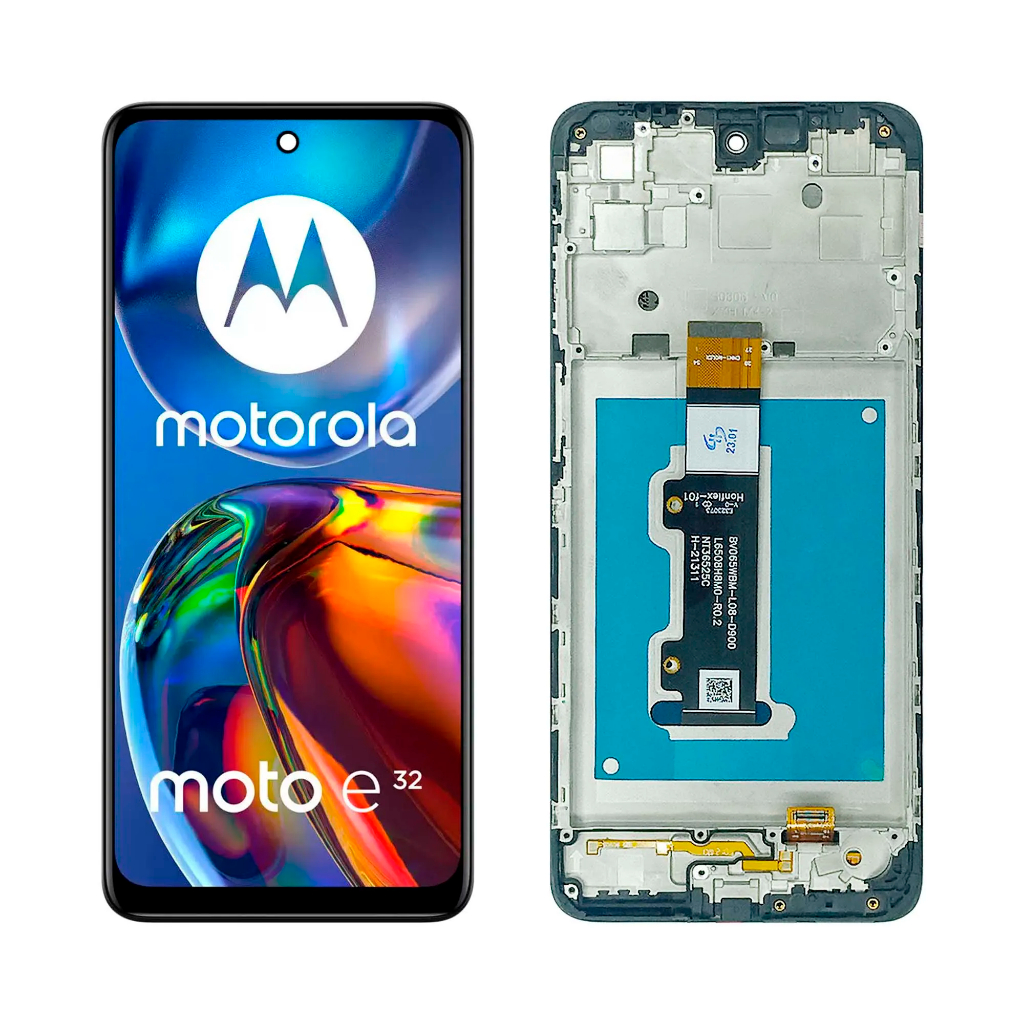 Display Tela Frontal Touch Completo Moto E Aro Motorola